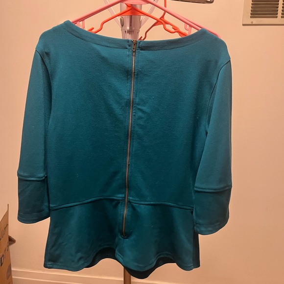 Anthropologie Reath and Wren Teal Women's Top size medium - Picture 3 of 5